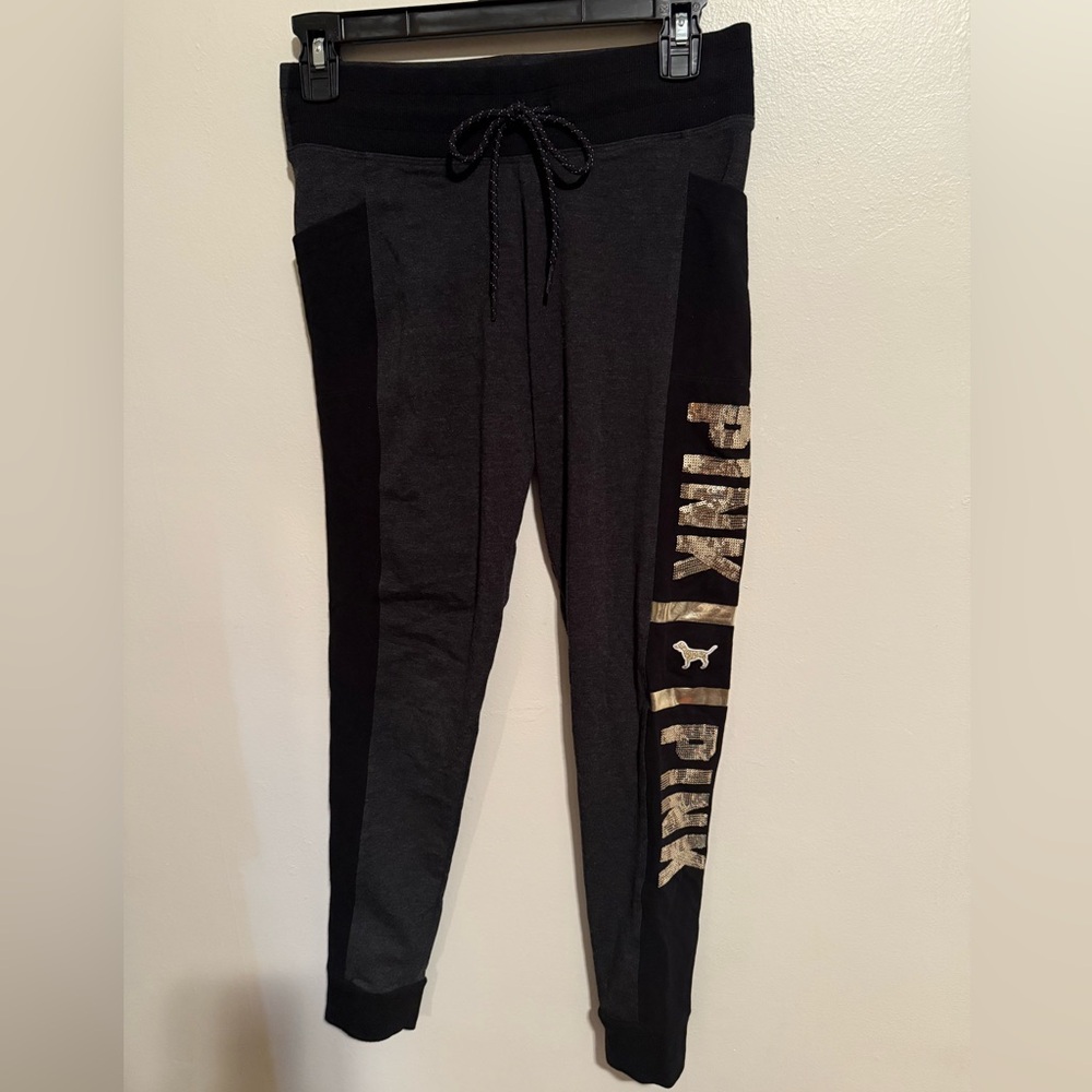VS PINK Sequined Jogger Leggings
